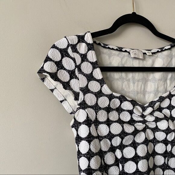 Anthropologie “Postmark” Mignon Polka Dot Top - Picture 4 of 9